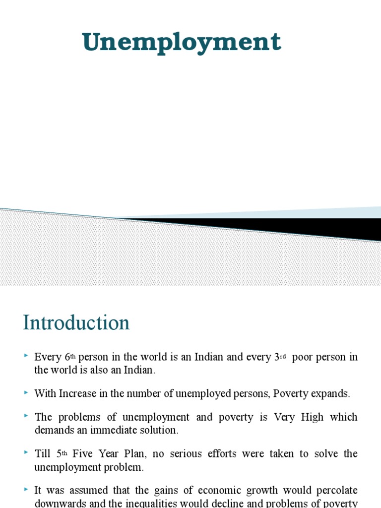 Unemployment | PDF | Underemployment | Unemployment