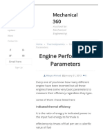 Engine Performance Parameters