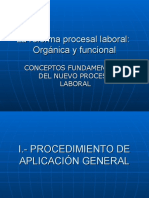 La Reforma Procesal Laboral