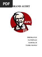 Download KFC Brand Audit by tamil mani SN329327299 doc pdf