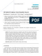 Sensors: All-Optical Graphene Oxide Humidity Sensors