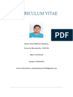 CV Kevin Millones Monteza