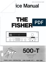 Fisher 500-T Service Manual