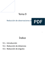 Tema9 - Reducción de Observaciones Al Elipsoide