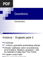 Questions Postavljanje Pitanja Gramatika