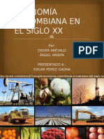 Economía Colombiana en El Siglo XX