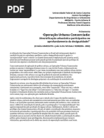 Fichamento - Operação Urbana Consorciada - MARICATO e FERREIRA