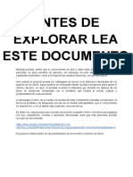 Antes de Explorar Lea Este Documento