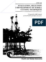 Evoluation Selection & Development of Subsea Cutting Systems