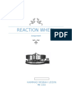 Reaction Wheel: Hammad Misbah Uddin