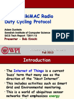 The Contikimac Radio Duty Cycling Protocol