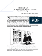 Inisiasi - 2 Arti Dan Status Penjahat