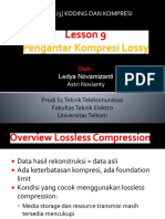 Lesson 10 Pengantar Kompresi Lossy