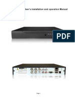 T Series DVR User's Installation and Operation Manual-201107