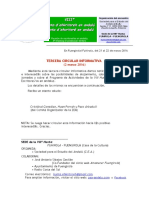 3 Circular VIII Hunta. PROGRAMA, Alojamientos y Mapa, 2-2-16