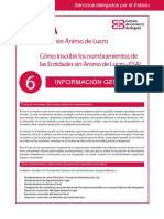 Cómo Inscribir Los Nombramientos de Las Entidades Sin Ánimo de Lucro