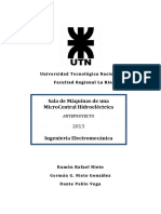 Anteproyecto - Mini Central Hidroelectrica