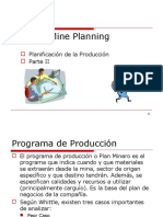 Programación de La Producción - II