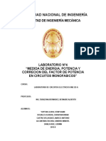 Corrección Del Factor de Potencia - Lab Circuitos2