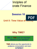 Session 10: Unit II: Time Value of Money