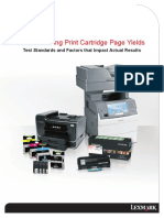 Understanding Print Cartridge Page Yields