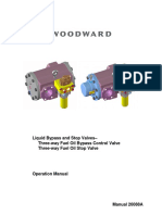 Liquid Bypass and Stop Valves - Three-Way Fuel Oil Bypass Control Valve Three-Way Fuel Oil Stop Valve