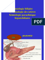 Sémiologie Biliaire Et Sémiologie Des Ictères