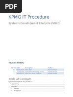 KPMG It Procedure - SDLC 1.0