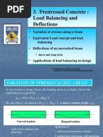 Prestressed Concrete: Load Balancing and Deflections