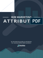 B2B Marketing Attribution 101 Ebook