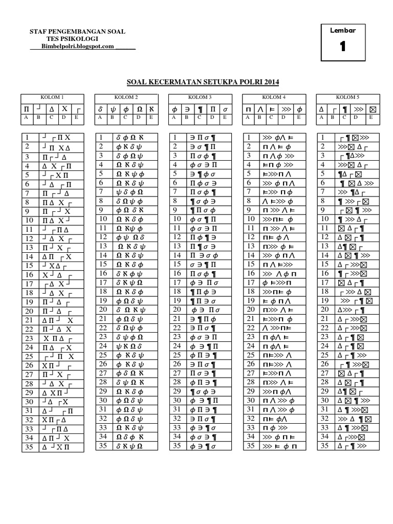 Soal Huruf Hilang Pdf