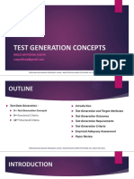 8-Test Generation Concepts