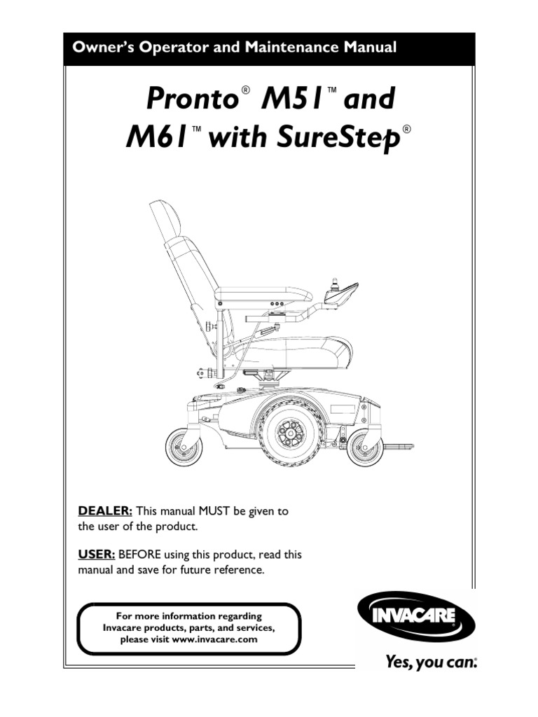 Pronto M51 M61 Owner Manual PDF Interference
