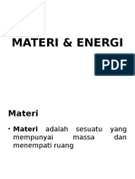 Materi & Energi