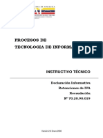 Instructivo Declaración Retenciones IVA