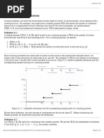 11.1.1 Counting Processes: 0 (N (T), T (0, ) ) 0 0 S T N (T) N(S) (S, T)