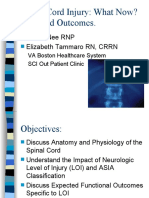 Spinal Cord Injury: What Now? Expected Outcomes.: Maura Nee RNP Elizabeth Tammaro RN, CRRN