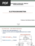 Aula de Eletrogravimetria