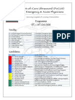 PoCUS Program 1016