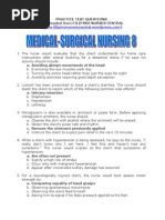 Practice Test Questions Downloaded From FILIPINO NURSES CENTRAL