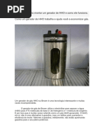 Gerador de Hidrogênio