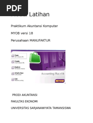 Modul Latihan Perusahaan Manufaktur V 18