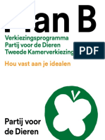 Verkiezingsprogramma Partij Voor de Dieren