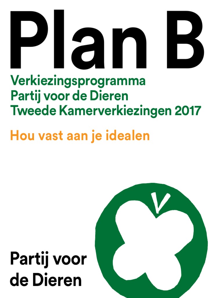 Verkiezingsprogramma Partij Voor de Dieren PDF