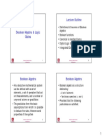 Lecture Outline: - A Set of Elements - Two Binary Operators (+ and )