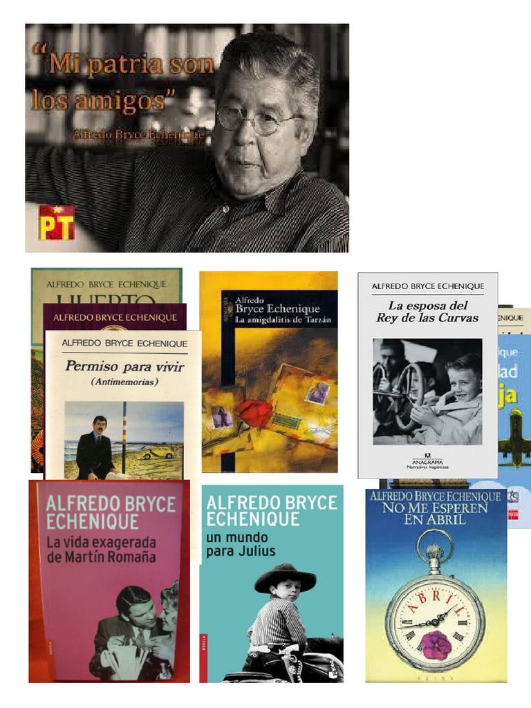 Portadas de Obras de Alfredo Bryce Echenique PDF