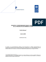 Desafaos y Oportunidades para El Ejercicio de La Prospectiva en Amacrica Latina Alemany Abril 2006 PDF