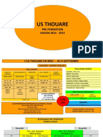 Projet Pré Fo 2014 2015 U12 U13