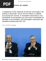 PEC 241_ a Ofensiva Do Capital – Blog Da Boitempo