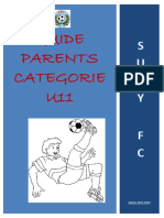 Guide Parents Categorie u11